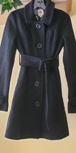 anthropologie • wool belted coat